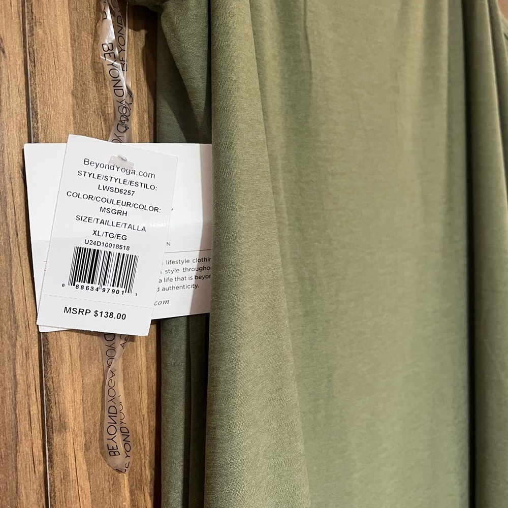 Beyond Yoga Women’s Olive Green Sleeveless Maxi Dress - Picture 7 of 11
